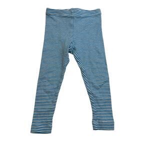 Tea Collection Leggings sz 12-18 m blue stripe leggings
